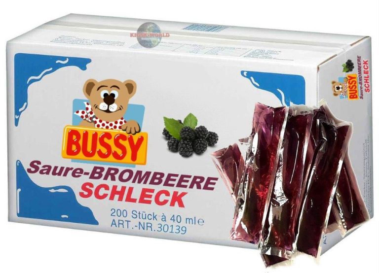 100007 Bussy Wassereis Brombeere Sauer 200x40ml