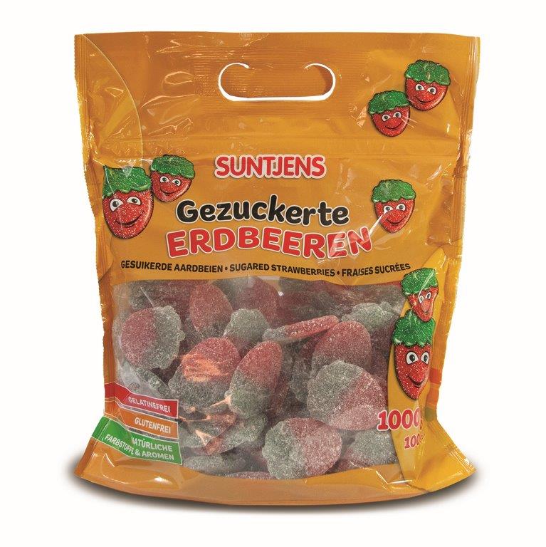 14107 Gezuckerte Erdbeeren 100 Stück DOYPACK